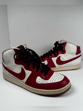 Nike Legend Mid Dunk Mens 10.5 Shoes 11/2008 Varsity Red White Black 312311-100